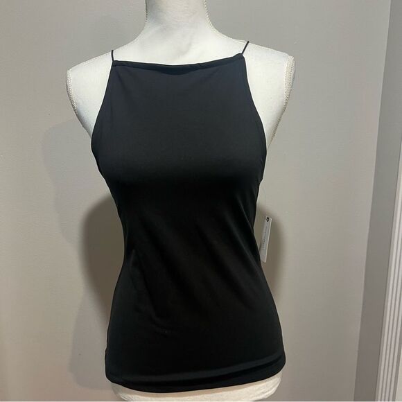 NWT Maeve Anthropologie black square neck tank top size xxs - Picture 9 of 9